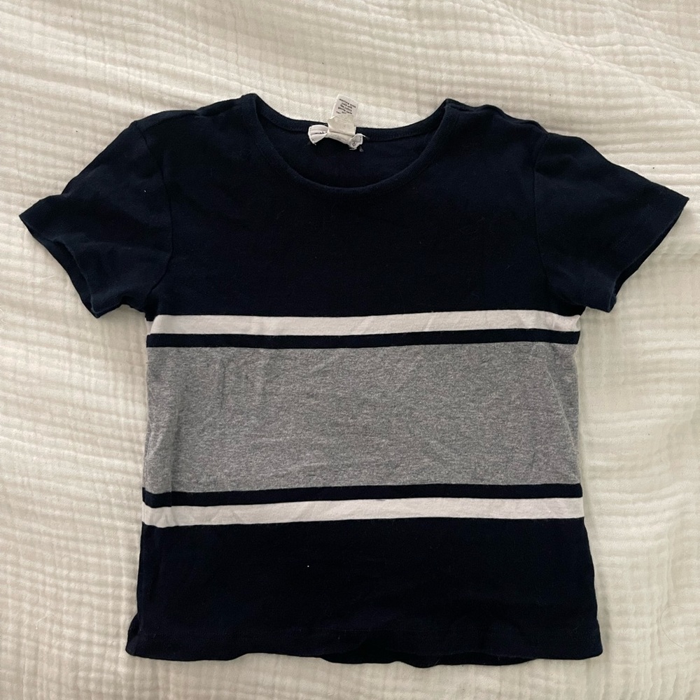 Striped crop top